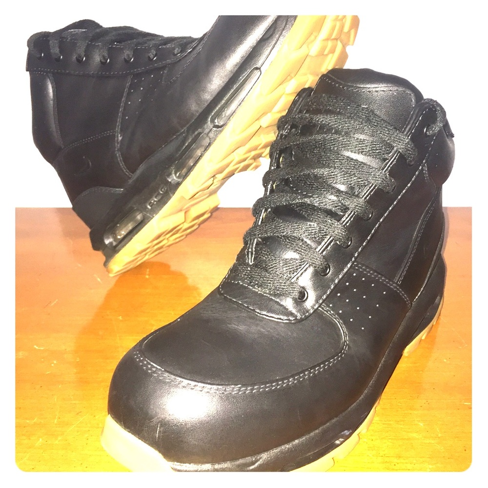 Nike Air Max Goadome Black Gum ACG leather boots